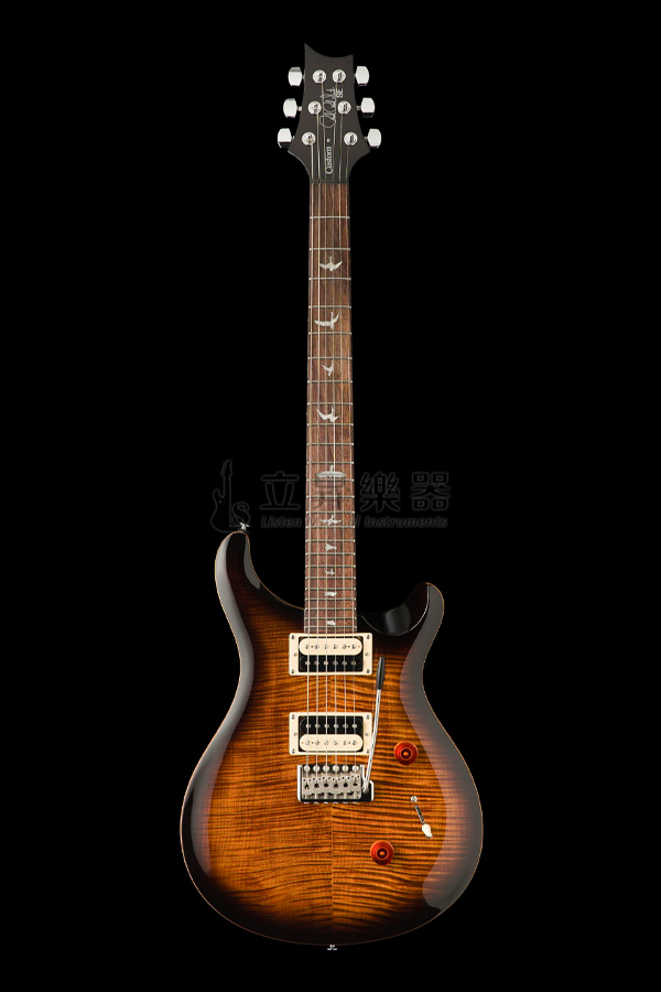 PRS SE CUSTOM 24 Black Gold Burst 電吉他 虎紋楓木 黑金漸層 印尼廠 附原廠琴袋 CU44BG