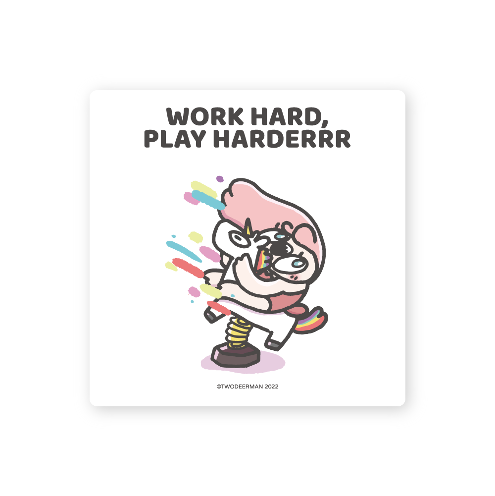 陶瓷吸水杯墊「小慢狂搖版」