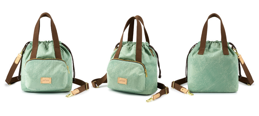 綠色斜肩包  輕量 防潑水 多隔層 肩背包 手提包 包包 小包 包包推薦 女包 包包品牌 休閒包款 Soldier 捕夢網束口包 satana SOS2810-323 防潑水上蠟尼龍 多隔層收納空間 躍金綠 產品介紹 5