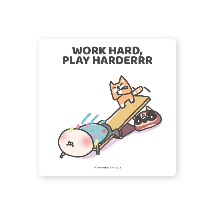 陶瓷吸水杯墊「王金發與泥鰍還有咪咪版」