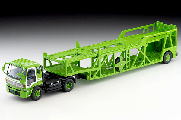 1/64 Tomytec TLV-N225a Isuzu 810EX Car Transporter (Green) (312963)