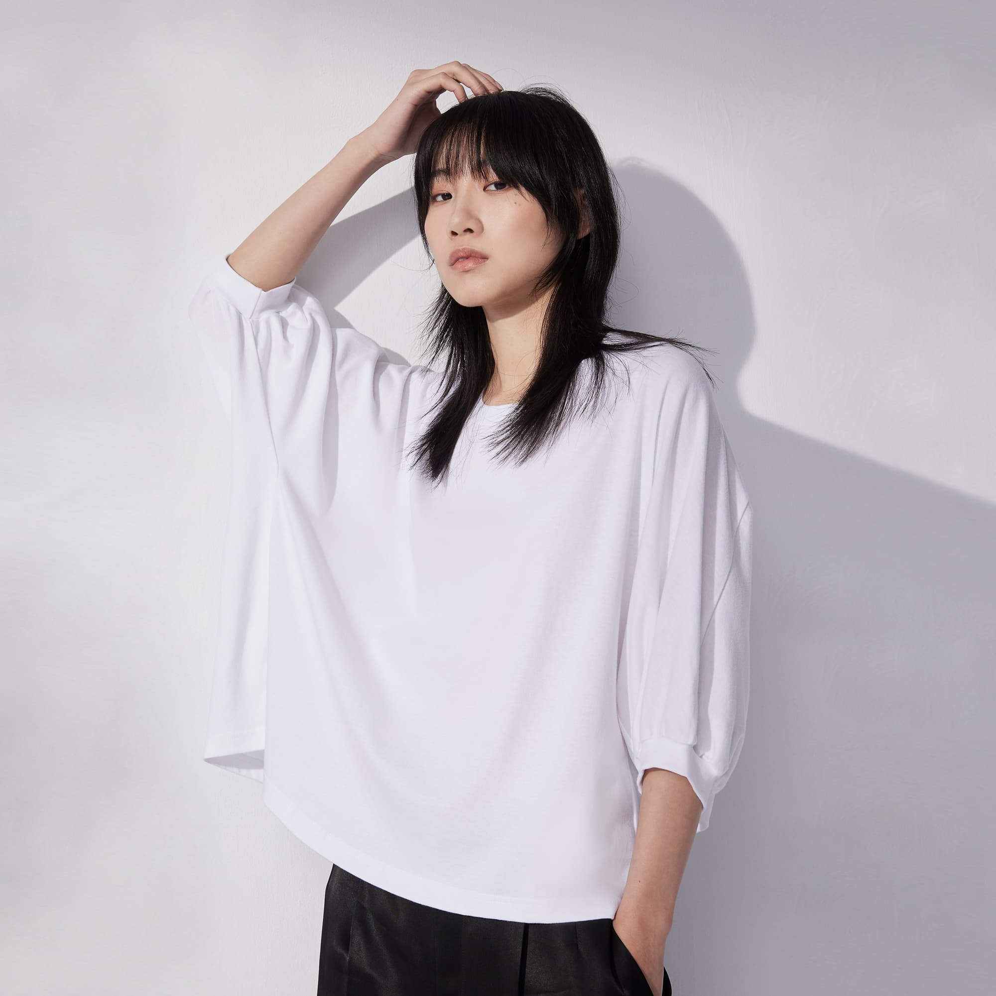 Foam 寬版五分袖