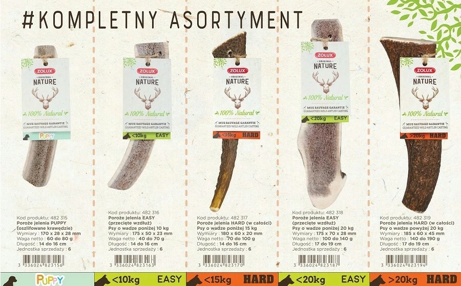 法國Zolux 鹿角系列 - 成犬EASY <10KG 14-16cm