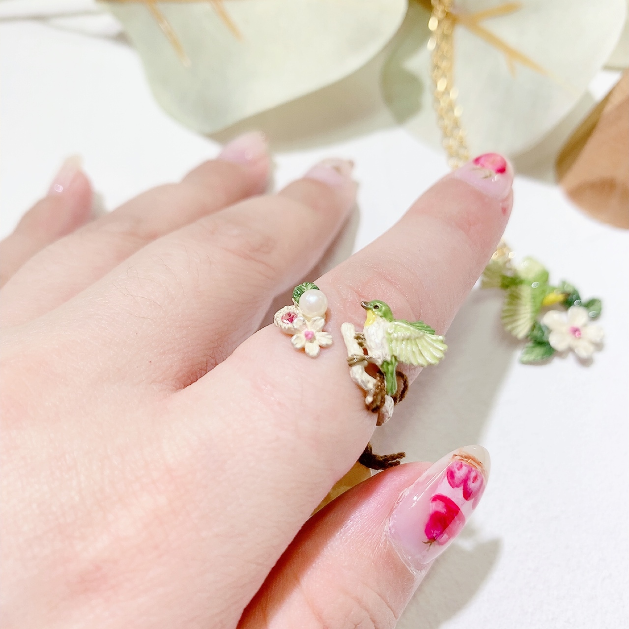 Palnart Poc 白眼鳥頸鏈/戒指