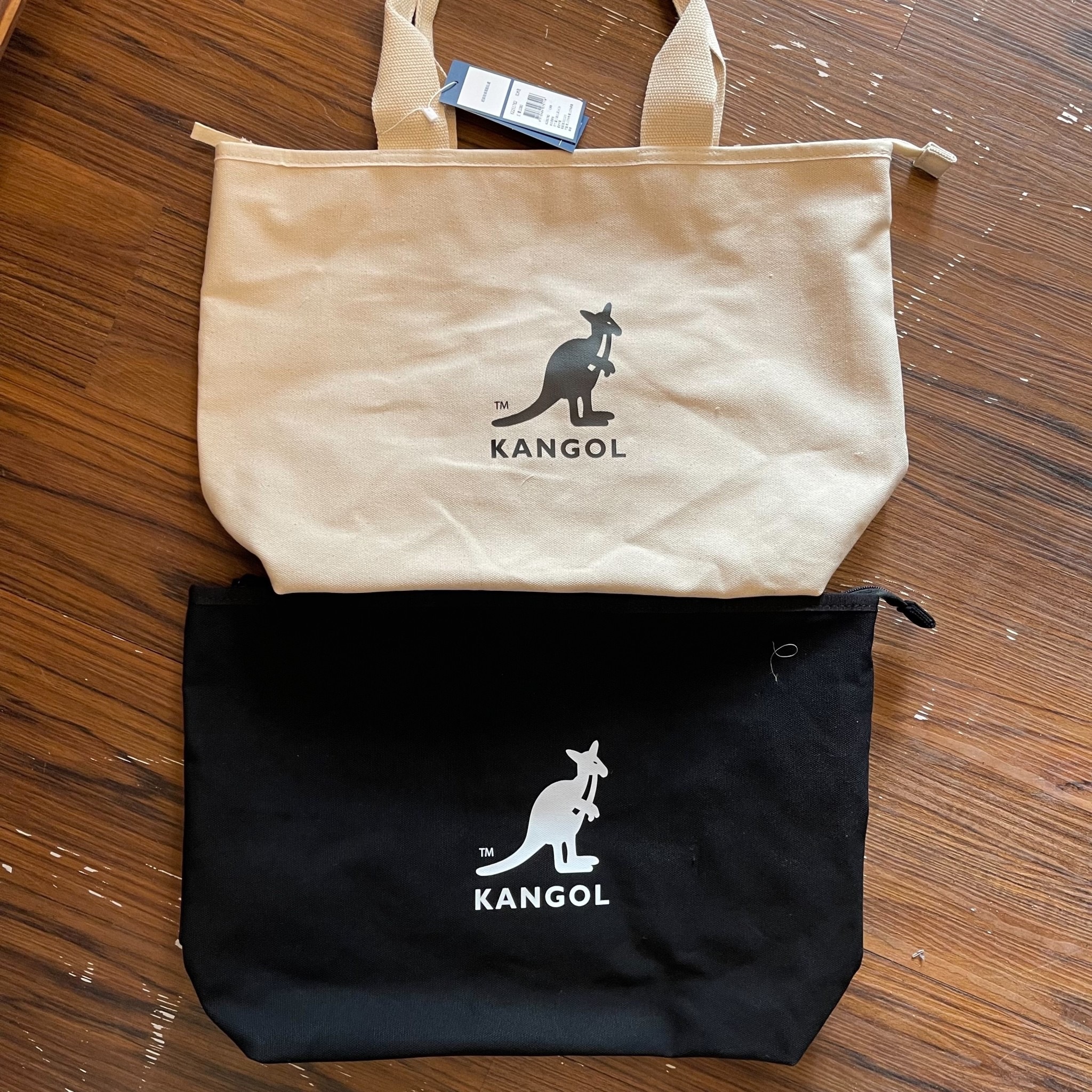 Kangol 袋鼠 經典Logo 大帆布包
