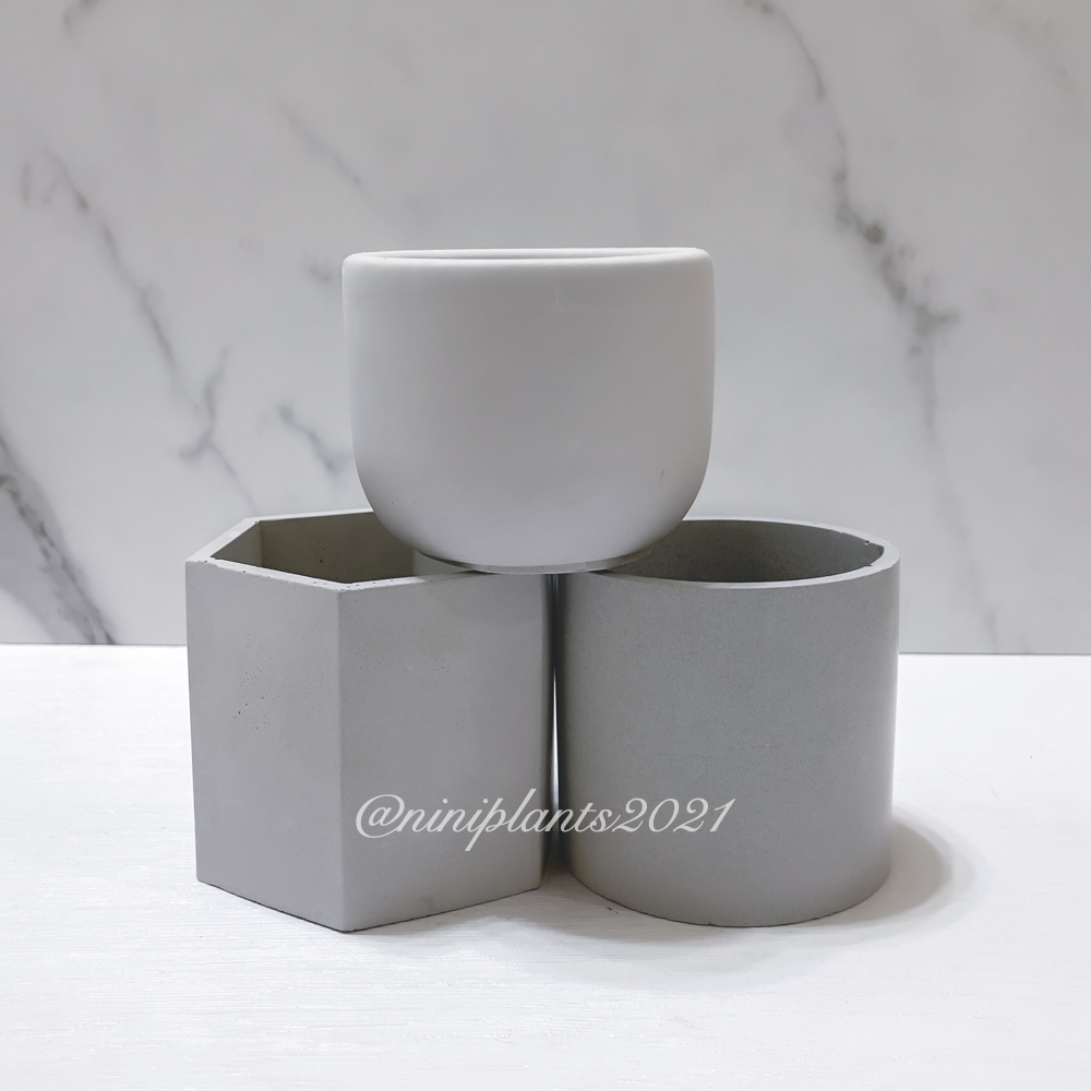 ｜純原泥｜質感清水盆器（純淺灰）