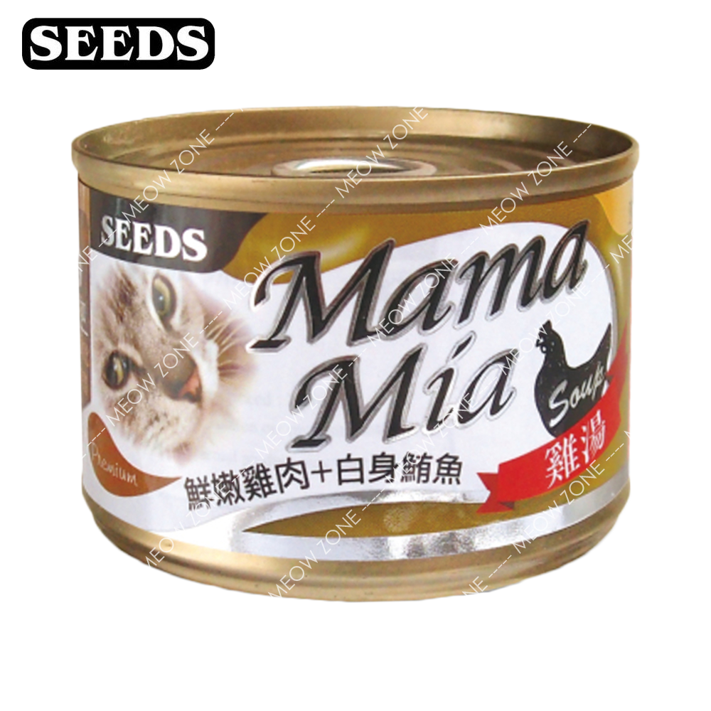 Mamamia機能雞湯罐 (170g) - 鮮嫩雞肉+白身鮪魚+維他命E