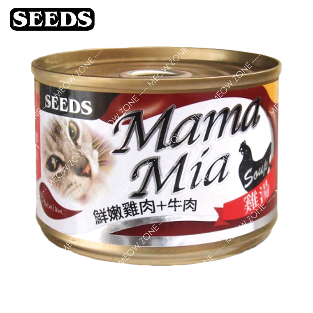Mamamia機能雞湯罐 (170g) - 鮮嫩雞肉+牛肉+牛磺酸