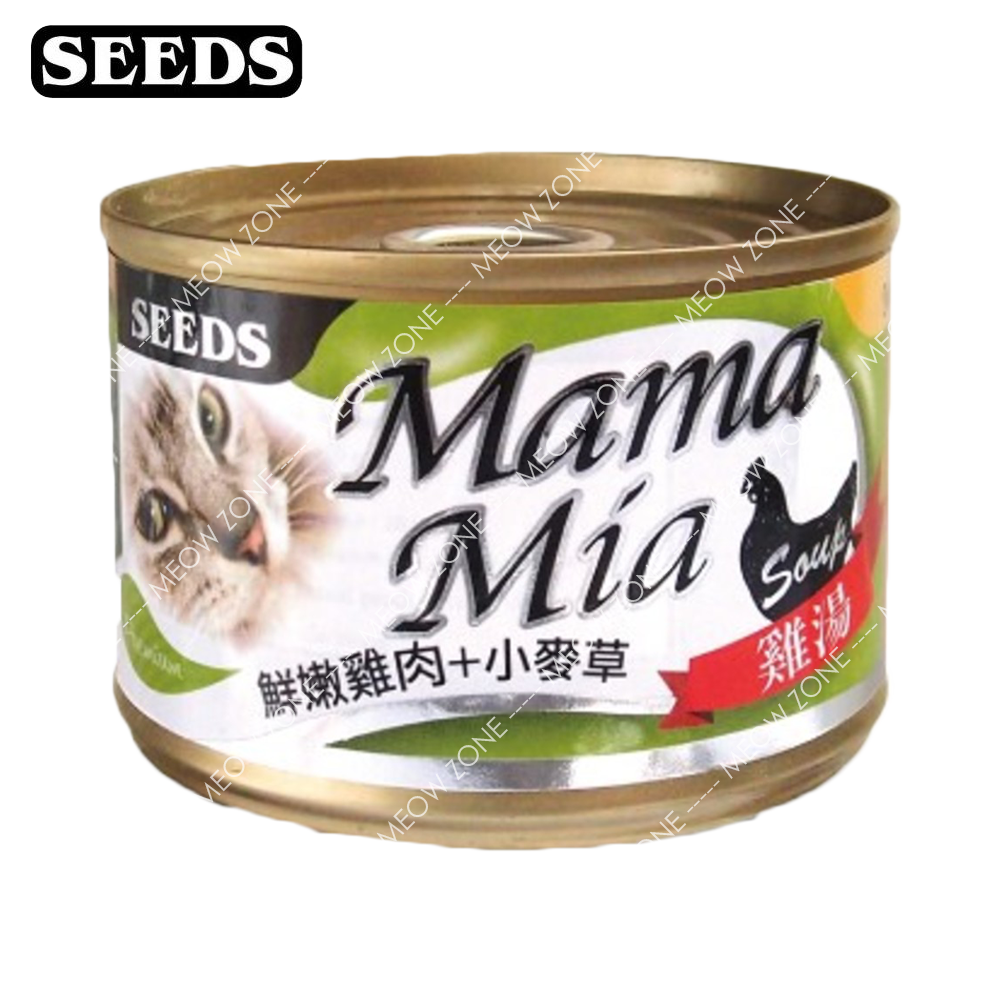 Mamamia機能雞湯罐 (170g) - 鮮嫩雞肉+小麥草+纖維素