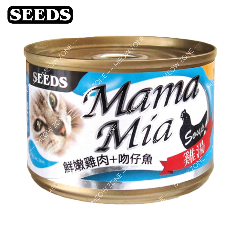 Mamamia機能雞湯罐 (170g) - 鮮嫩雞肉+吻仔魚+Oligo寡糖