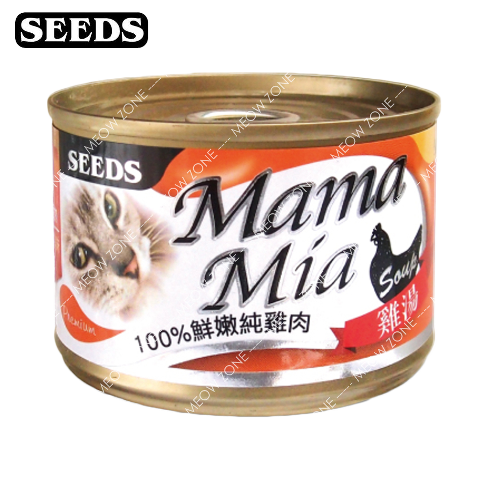 Mamamia機能雞湯罐 (170g) - 100%鮮嫩純雞肉+絲蘭萃取物