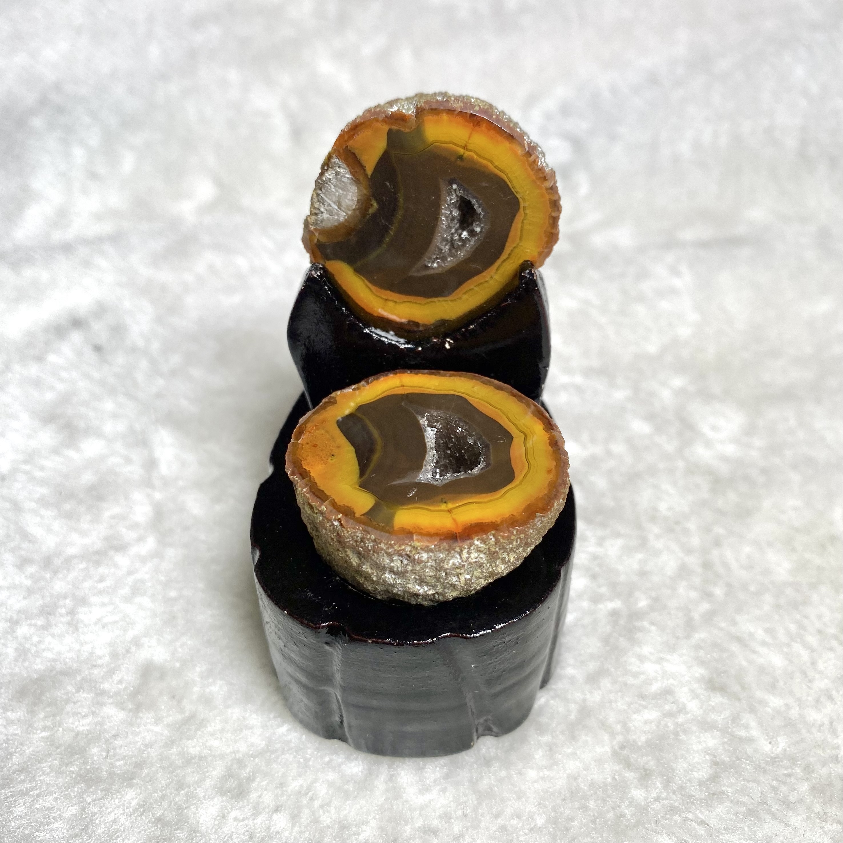 迷你戰國紅瑪瑙聚寶盆 #H225