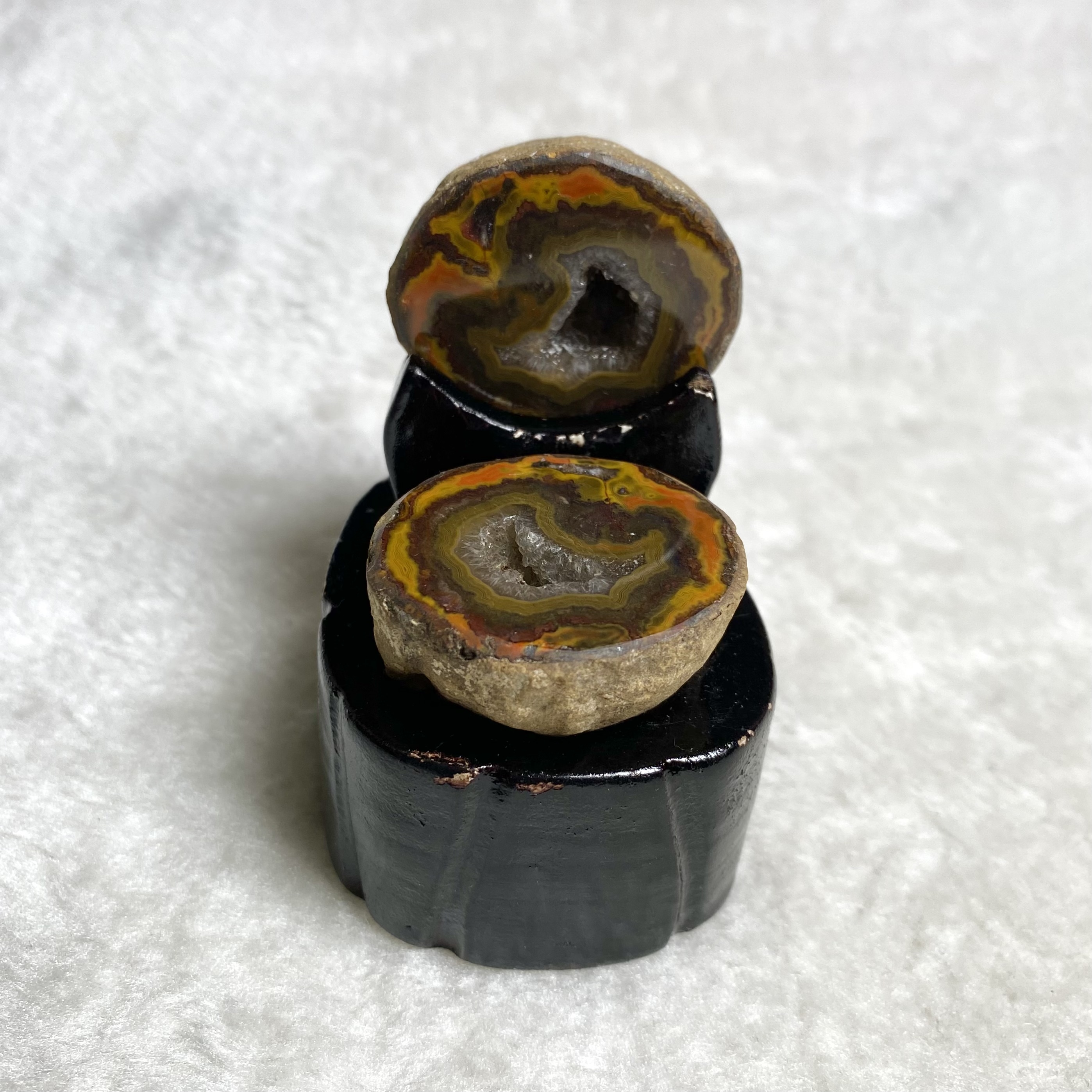 迷你戰國紅瑪瑙聚寶盆 #H228