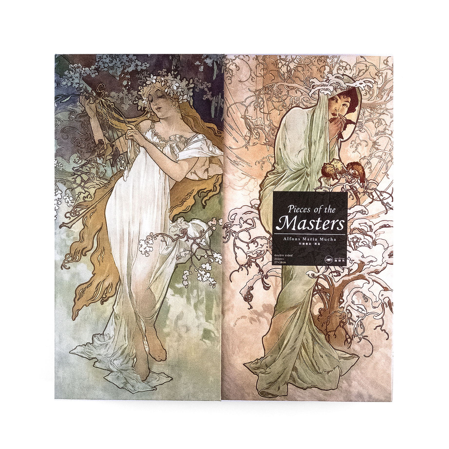 慕夏雙面木質拼圖 Pieces Of The Masters - Mucha