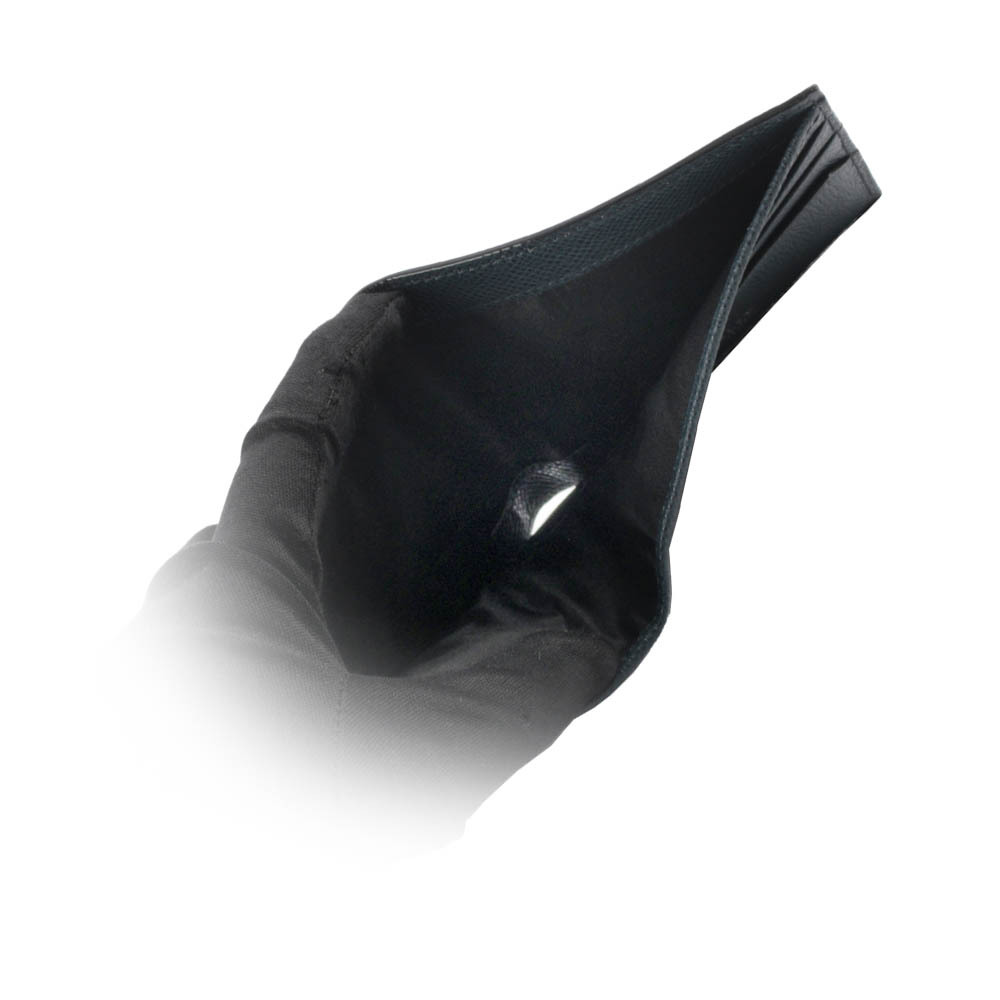 【BALLY】Tevye 防刮皮革黑白條紋對開6卡短夾