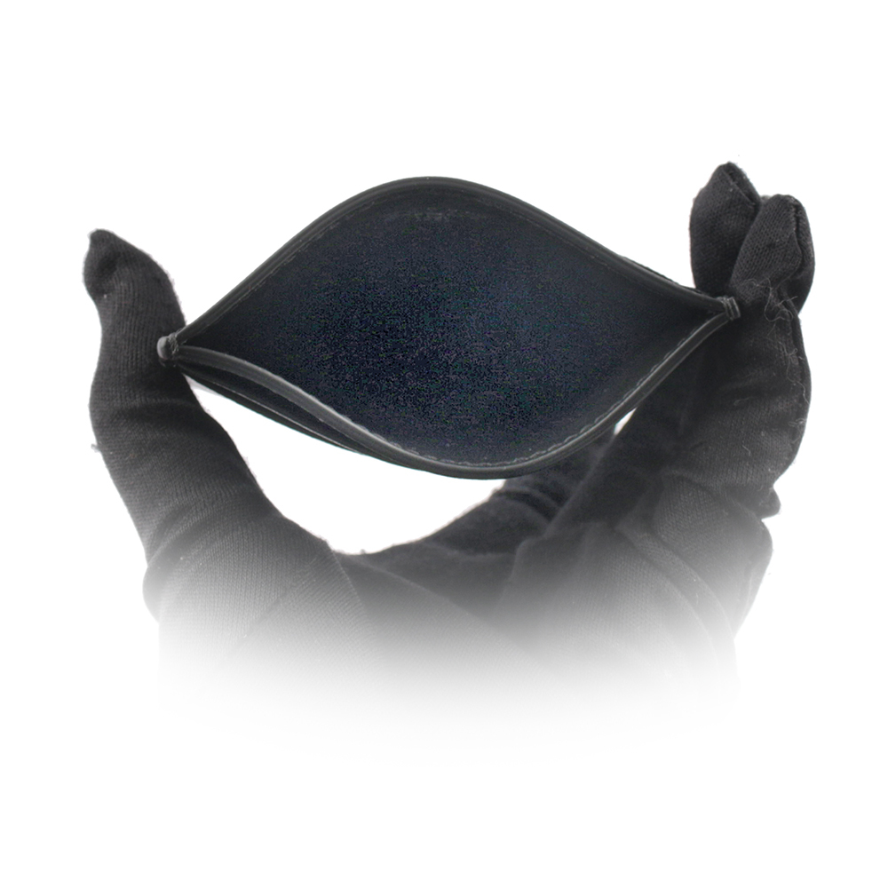 【BALLY】Bhar 再生牛皮黑白條紋卡片夾