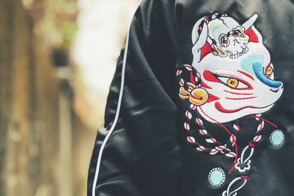 CHUSEDESIGN-八駐-souvenir-jacket-三狐神-橫須賀-參-初代彫八駐-tattoo-artist