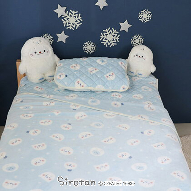 Sirotan 單人毛毯(大/小)-雪人