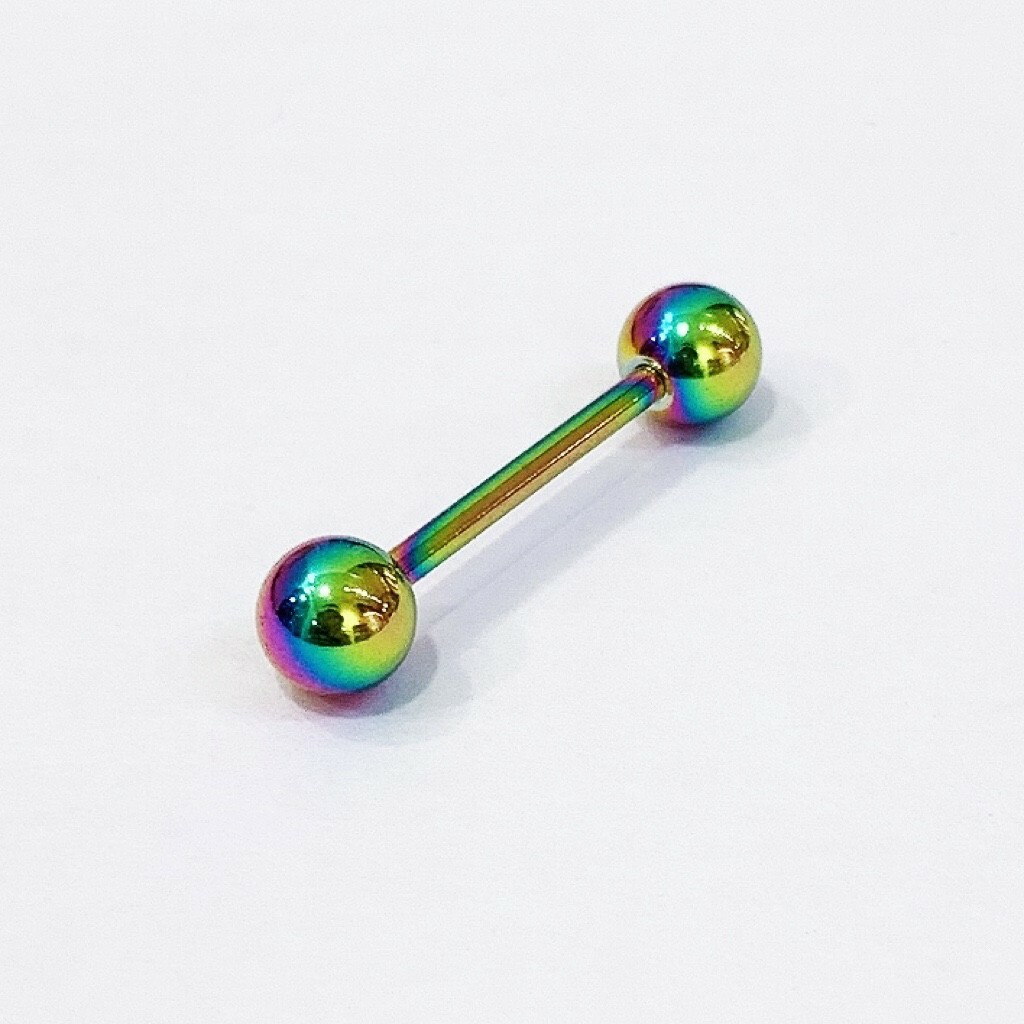 抗敏鋼 素面舌環