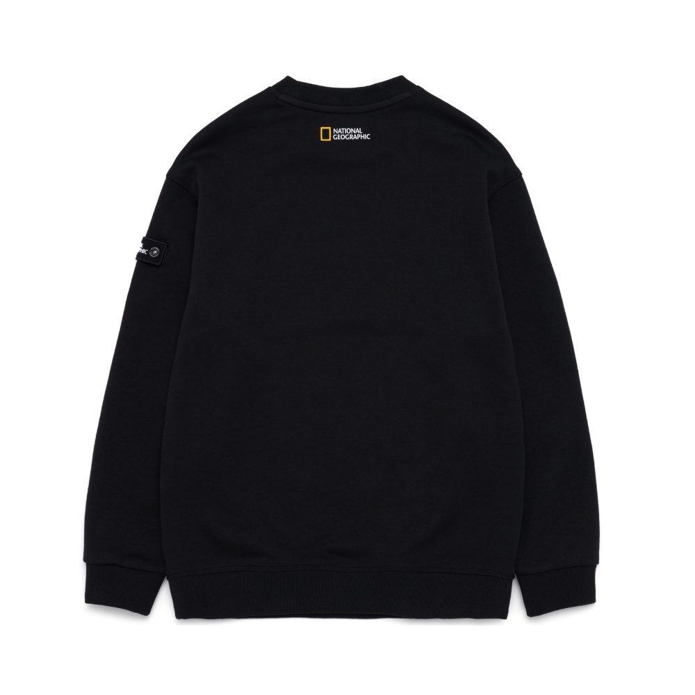 ★【NATIONAL GEOGRAPHIC】★POLYCARTER BIG LOGO SWEATSHIR.T★ Kids Oversize Big LOGO Sweatshirt
