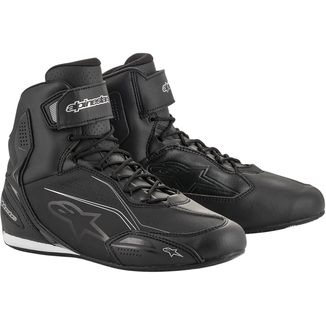 ALPINESTARS STELLA FASTER 3 SHOES BLACK/SILVER 女版 黑銀 車靴
