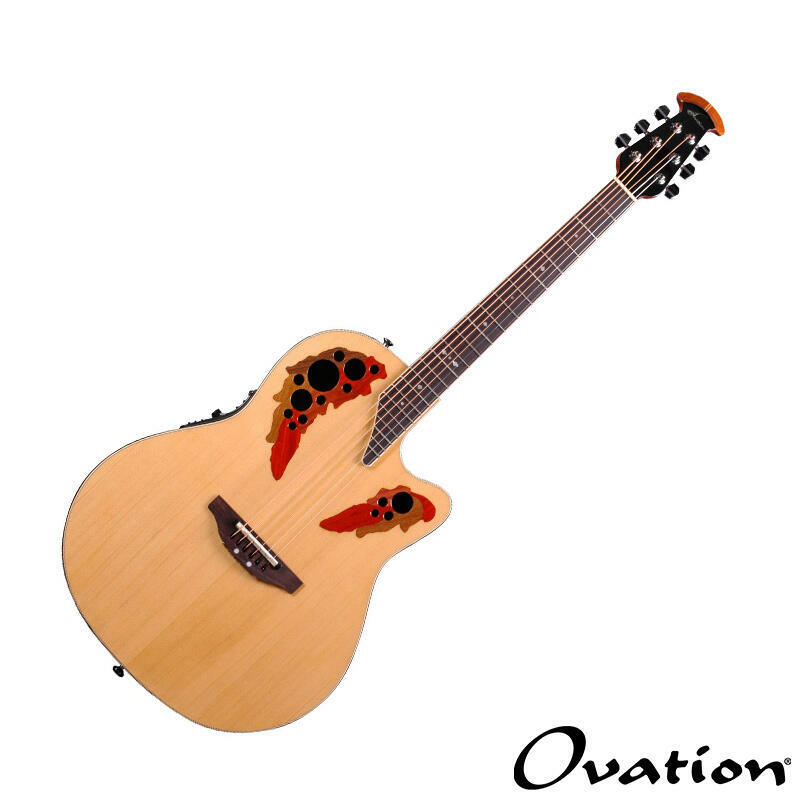 Ovation 2778AX-4 圓背吉他 EQ 玻璃纖維背板
