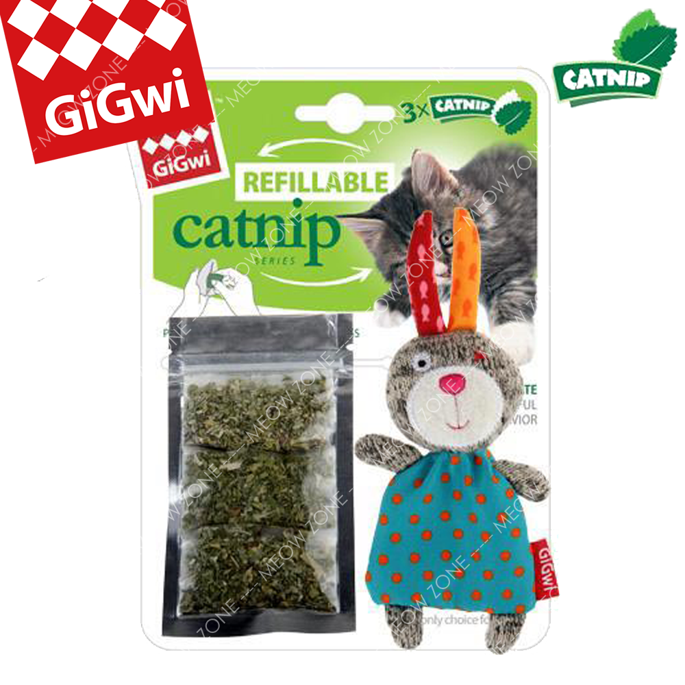 GiGwi Refillable Catnip兔仔貓草袋