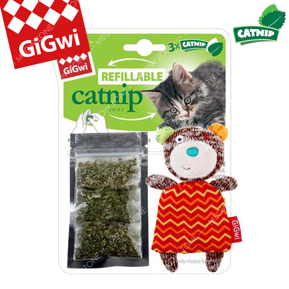 GiGwi Refillable Catnip小熊貓草袋