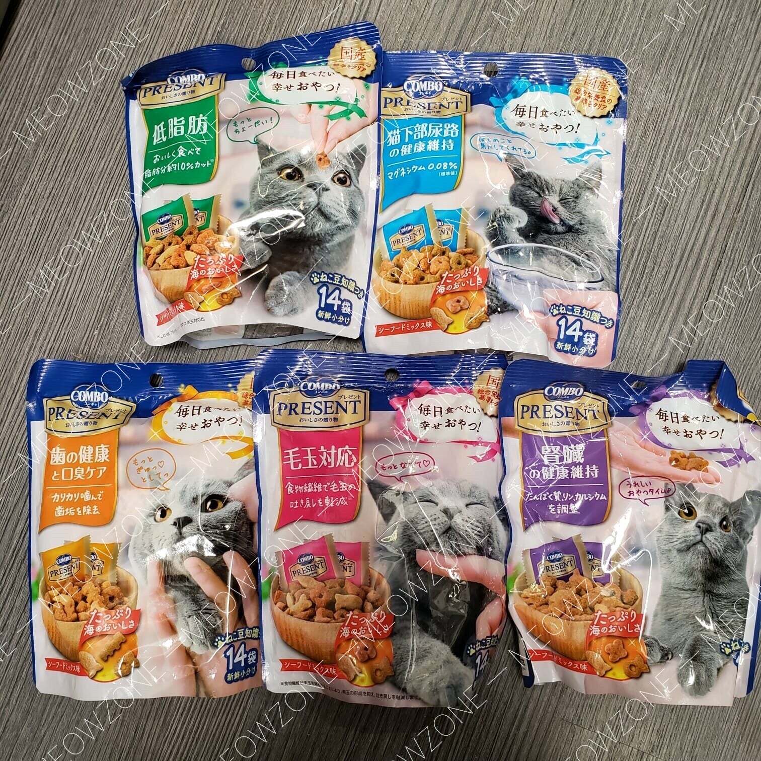 Combo Present貓咪脆粒粒餅(3g x 14袋入) - 下部尿道健康配方