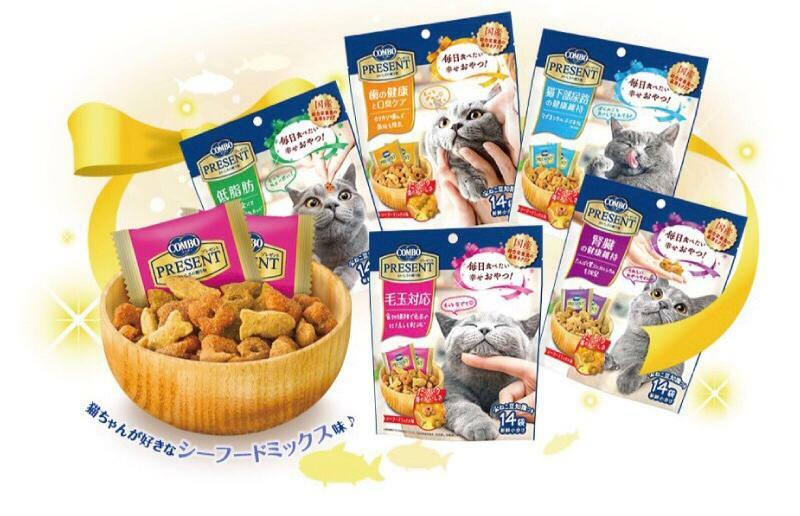Combo Present貓咪脆粒粒餅(3g x 14袋入) - 腎臟健康維護配方
