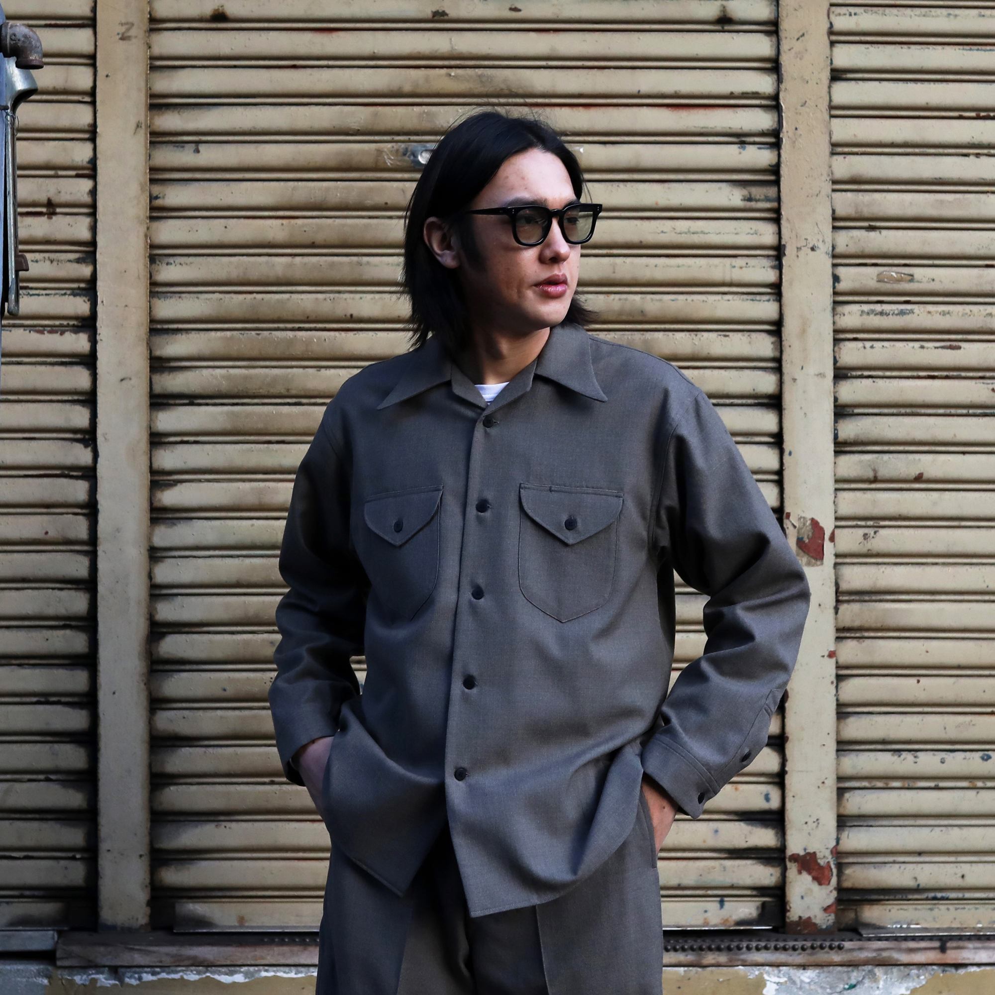 トップスOLD JOE - SWALLOW COLLAR SPORTS SHIRTS