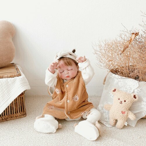 Dot to Dot 雙面燈心絨背心