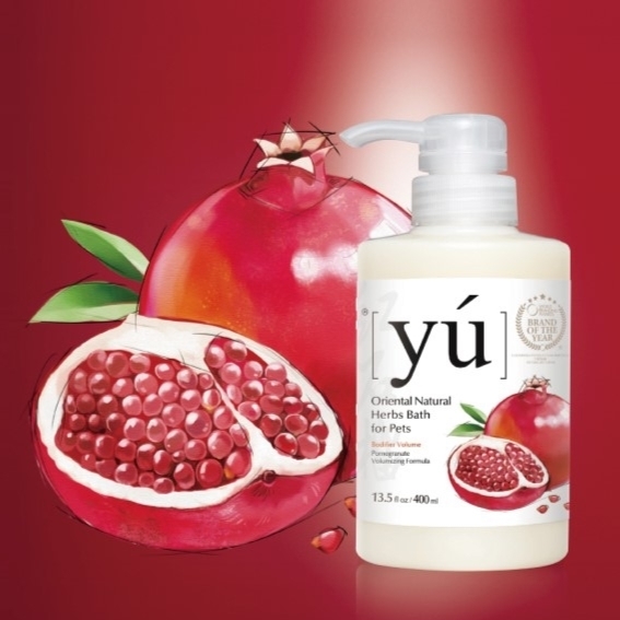 YU Oriental Natural Herbs Pet Shampoo - Pomegranate Volumizing