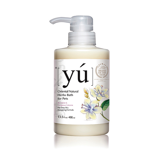 YU Oriental Natural Herbs Pet Shampoo 400ml - Volume Energized