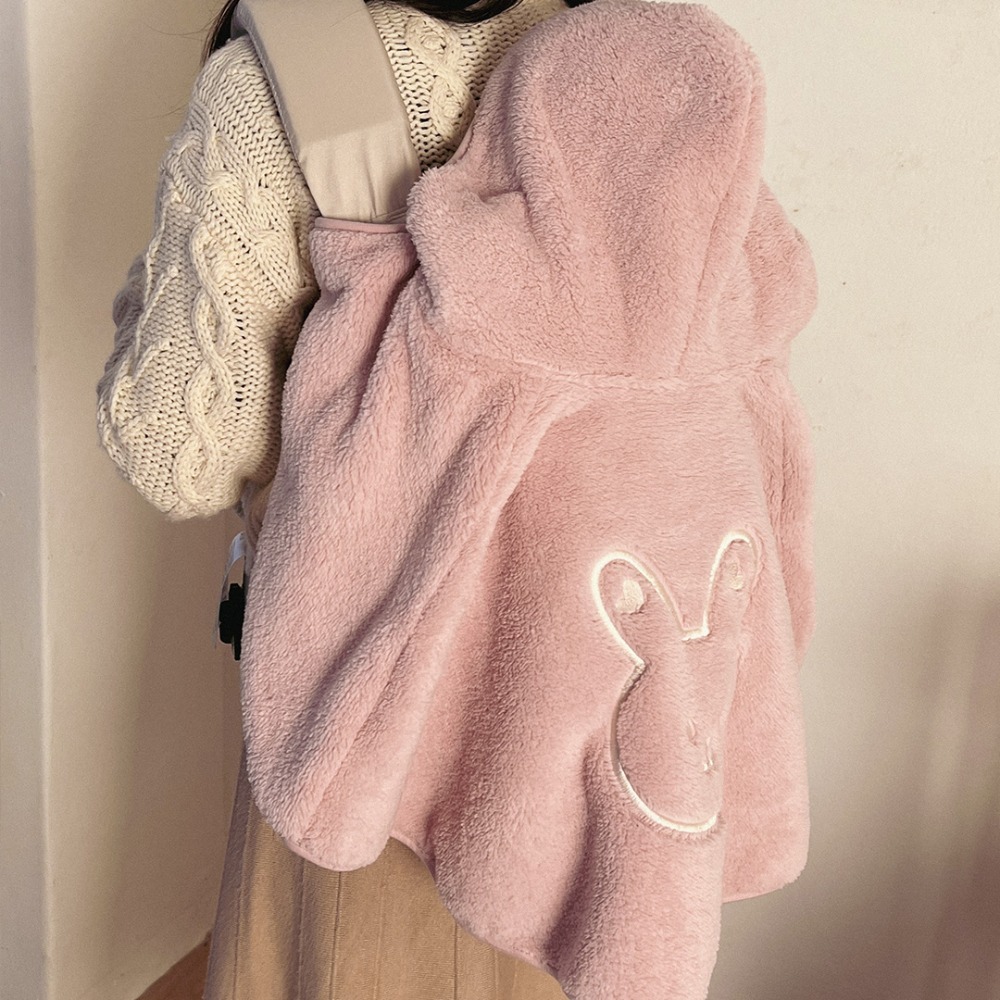 Dot to Dot 公仔大頭線條披肩