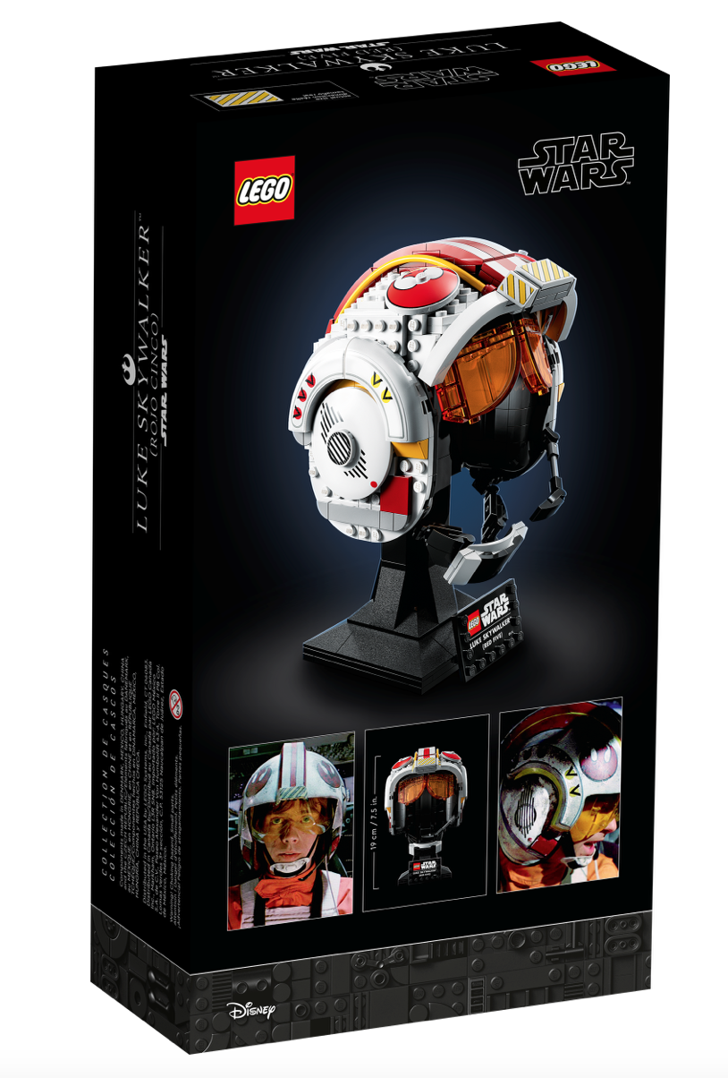 [飛米樂高積木磚賣店] LEGO 75327 Star Wars-路克·天行者(紅五)頭盔
