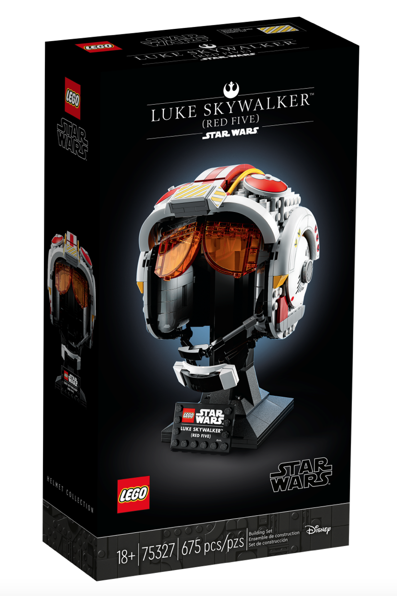 [飛米樂高積木磚賣店] LEGO 75327 Star Wars-路克·天行者(紅五)頭盔
