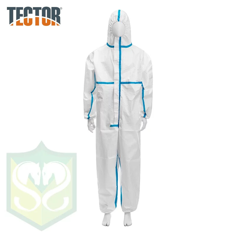 (歐盟驗證) 德國  TYPE 5 / 6 級別 藍條封口保護衣