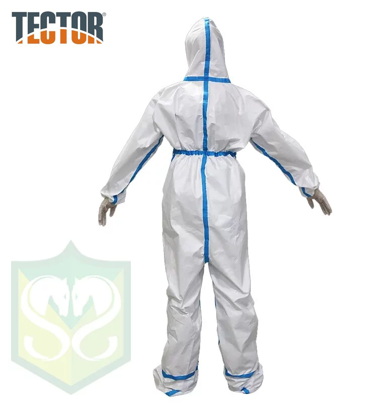 (歐盟驗證) 德國  TYPE 5 / 6 級別 藍條封口保護衣