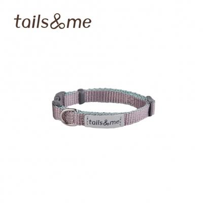 Tails&me 貓用安全頸帶 灰紫薄荷