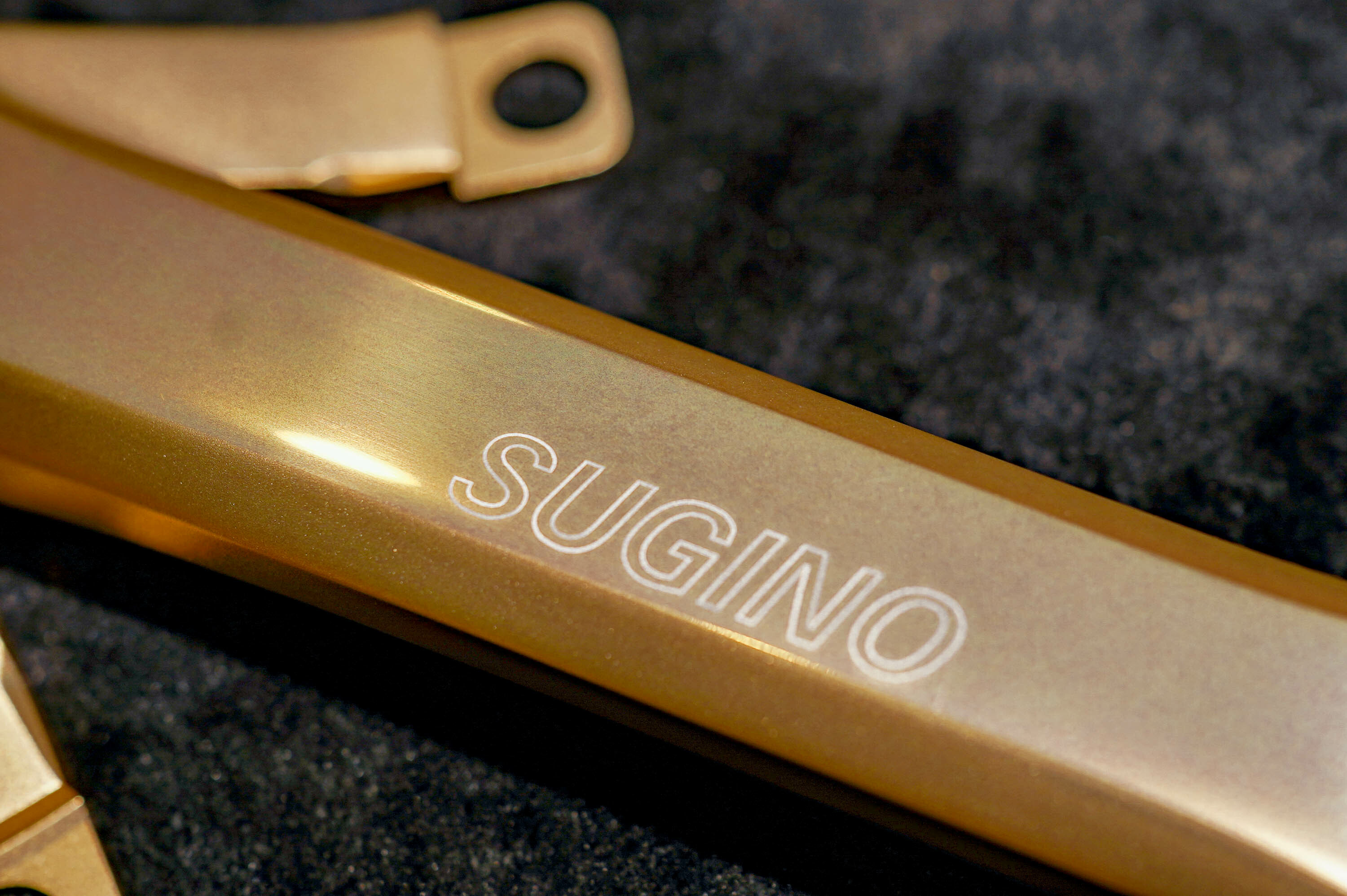 Sugino 75 Grand Mighty NJS 曲柄組 - 香檳金