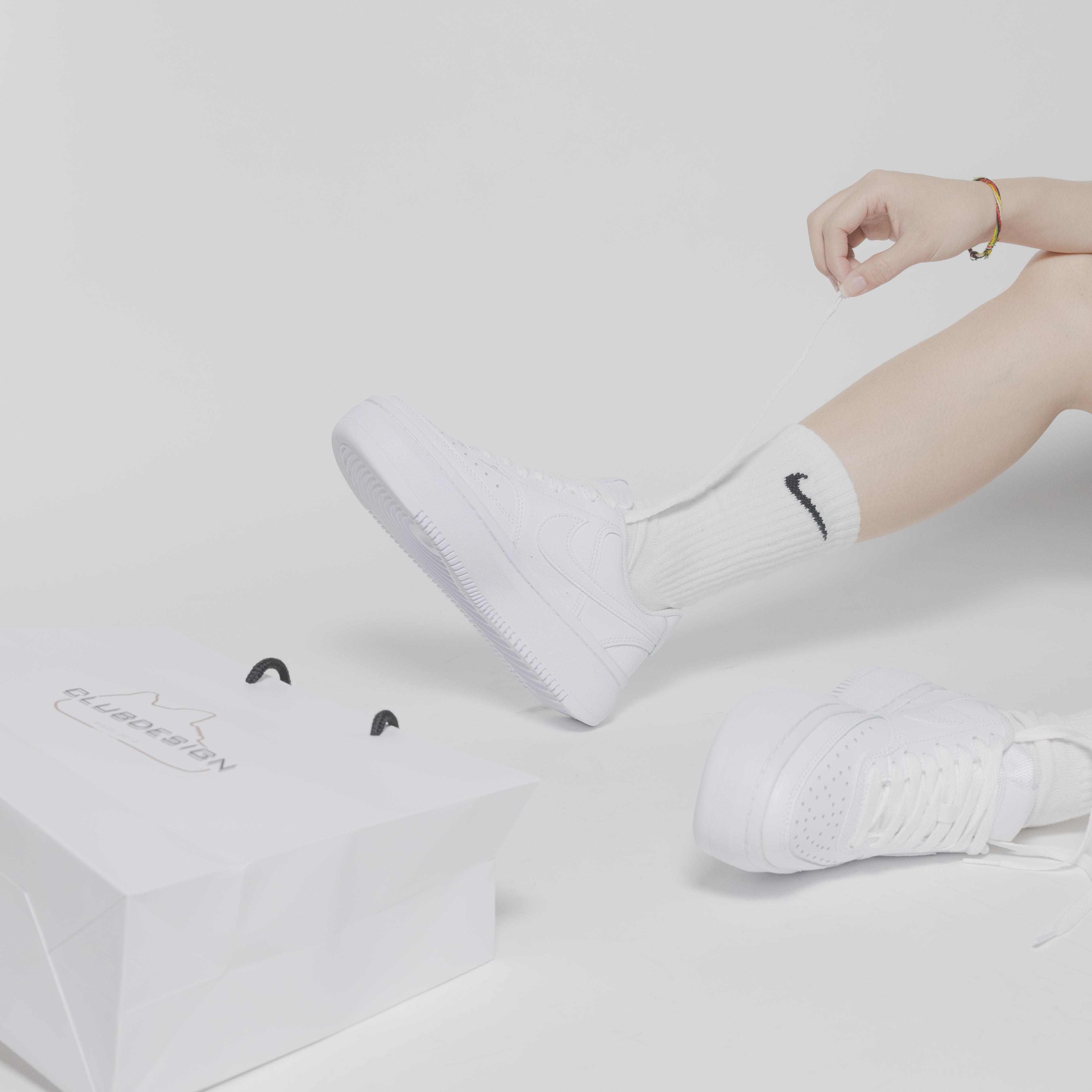 -(D1b)-W NIKE COURT VISION ALTA LTR 雪糕白 純白 小白鞋 增高鞋 女鞋-DM0113 100