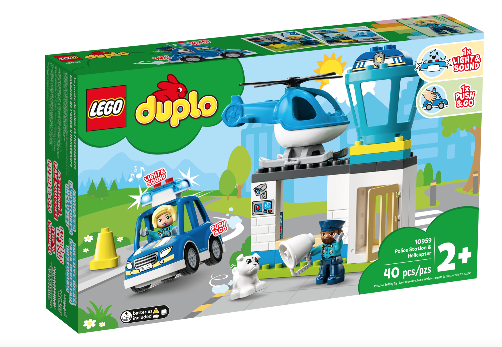 [飛米樂高積木磚賣店] LEGO 10959 Duplo-警察局與直升機