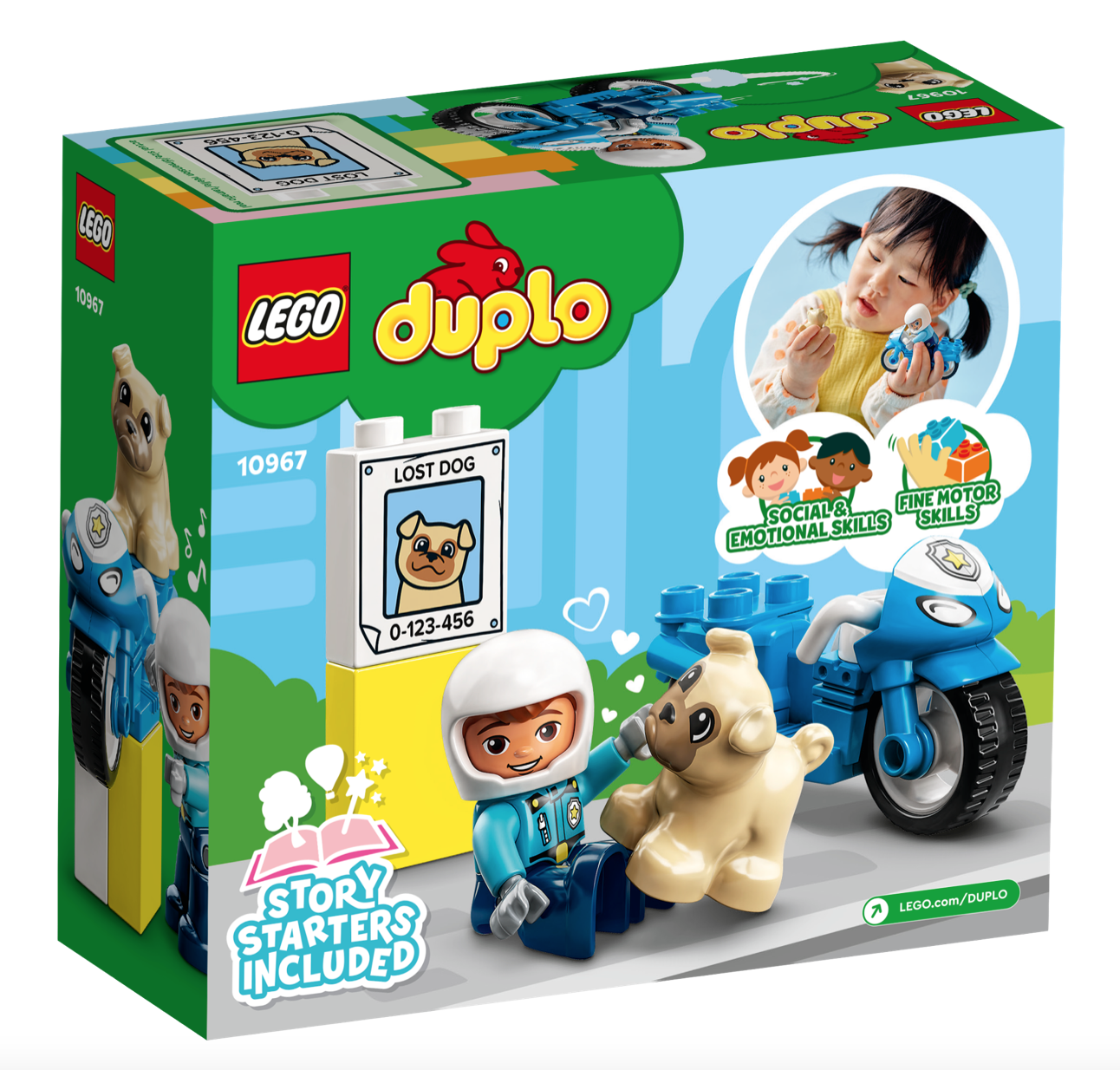 [飛米樂高積木磚賣店] LEGO 10967 Duplo-警察摩托車