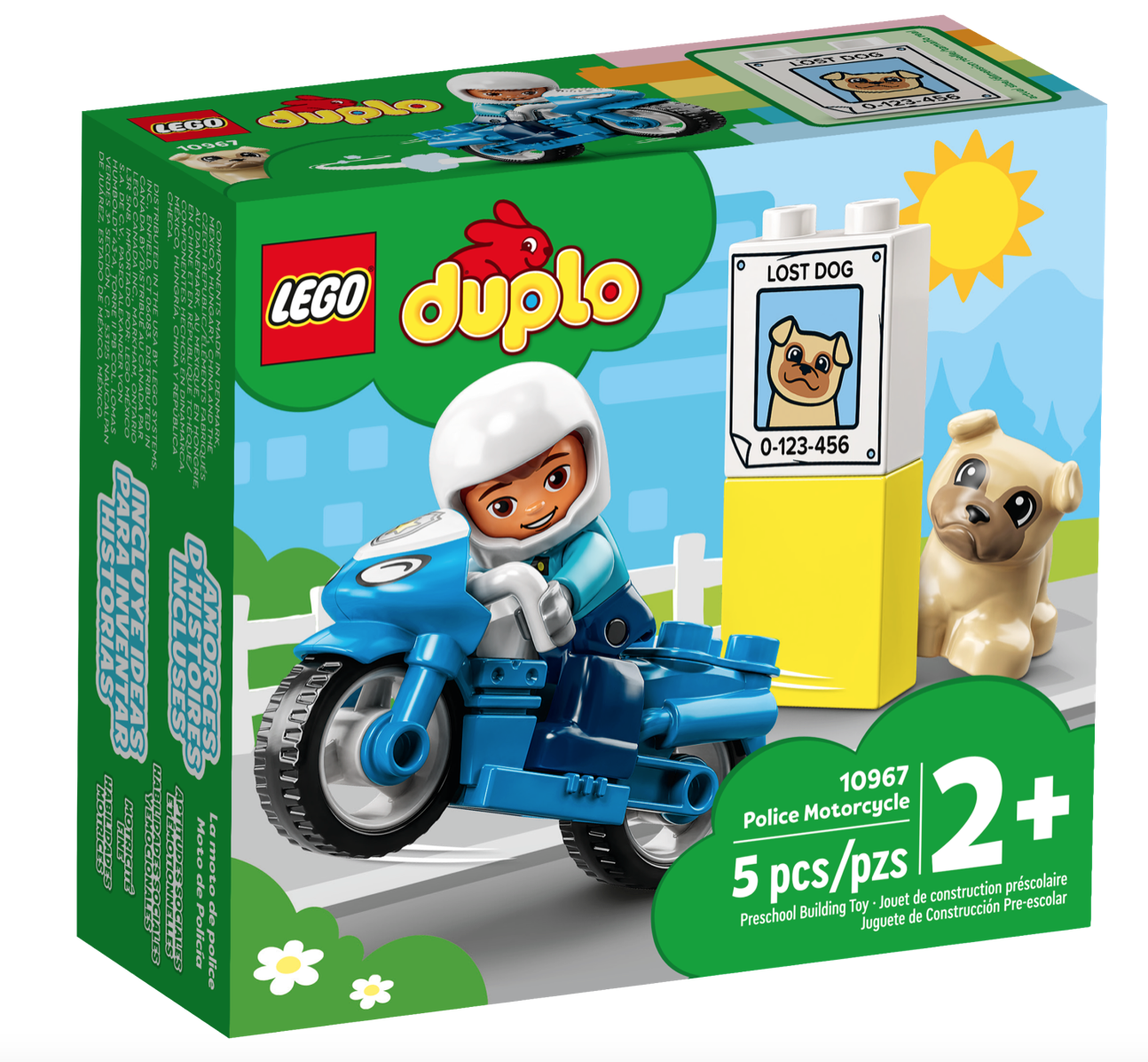 [飛米樂高積木磚賣店] LEGO 10967 Duplo-警察摩托車