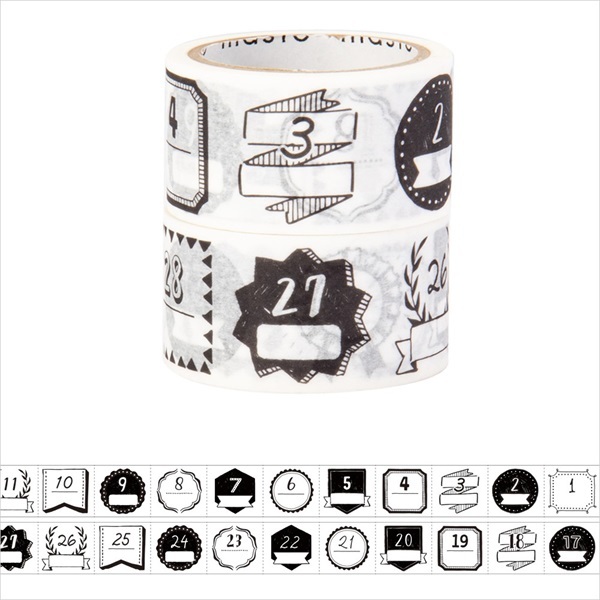 maste 手帳用可書寫紙膠帶｜MARK'S