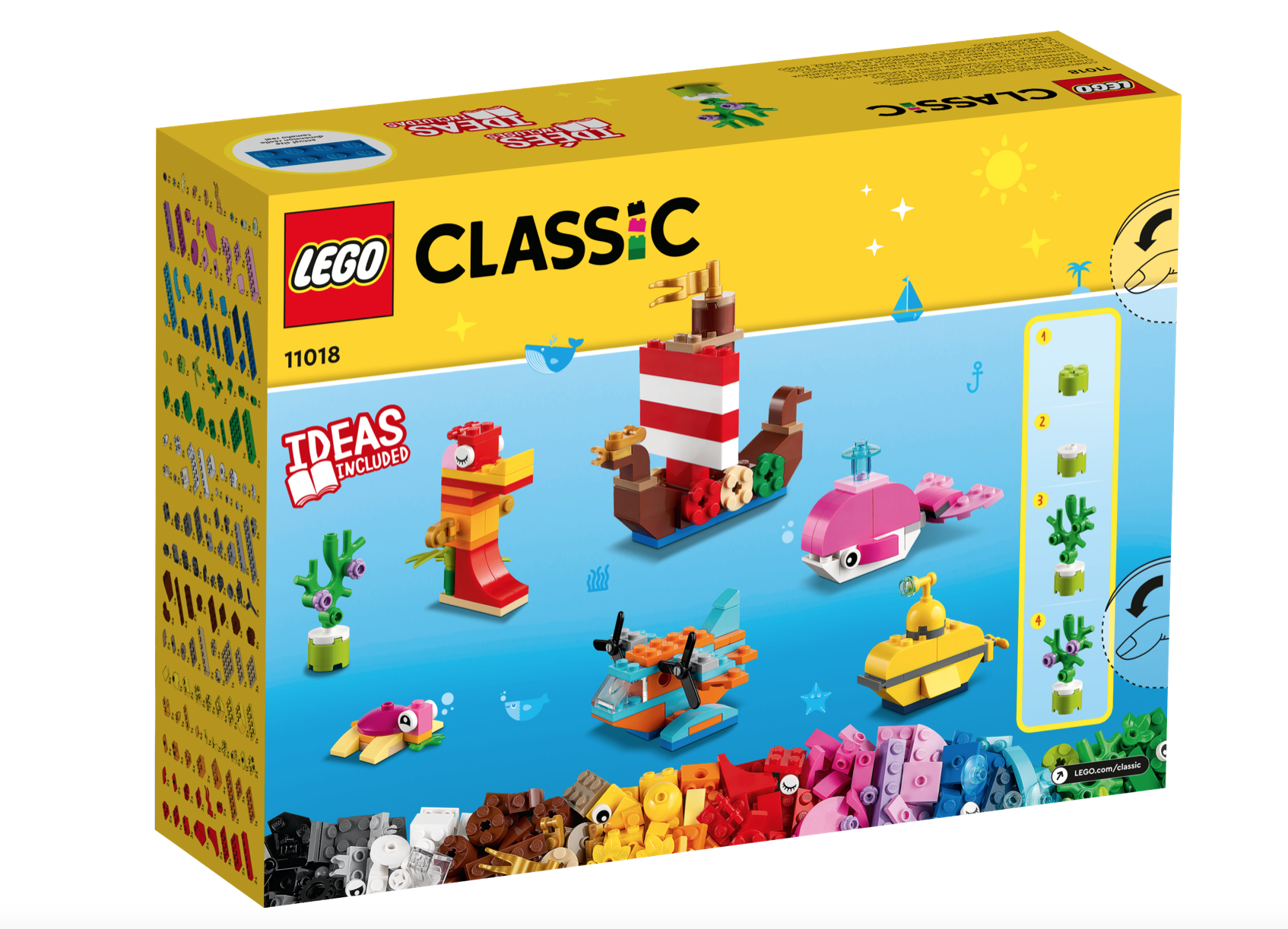 [飛米樂高積木磚賣店] LEGO 11018 Classic-創意海洋套裝