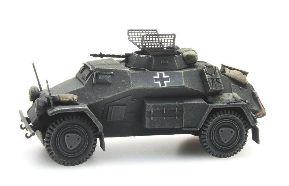 Artitec 387.105-GR HO規 Sd.Kfz 221 4 Rad MG 34 grau 裝甲車