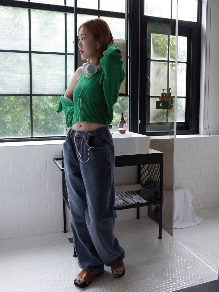 choiceness knitted vest & cardigan set