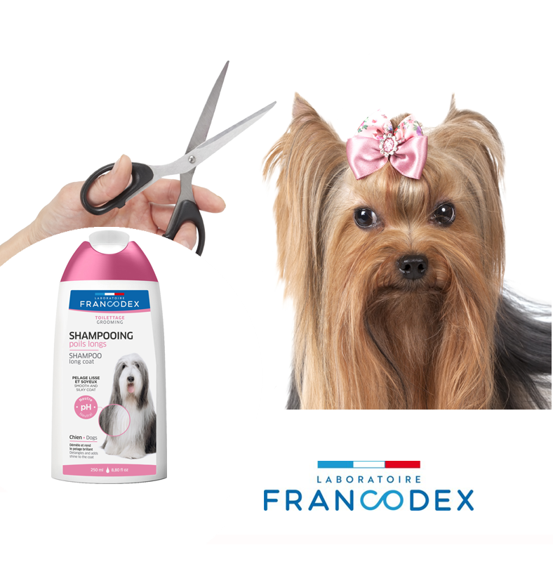 Francodex 犬用長毛洗毛水 250ml/1L（美容護理）